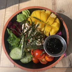 Poke Bowl, Smoked salmon or Tofu (v)