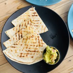 Cheese Quesadilla with Guacamole